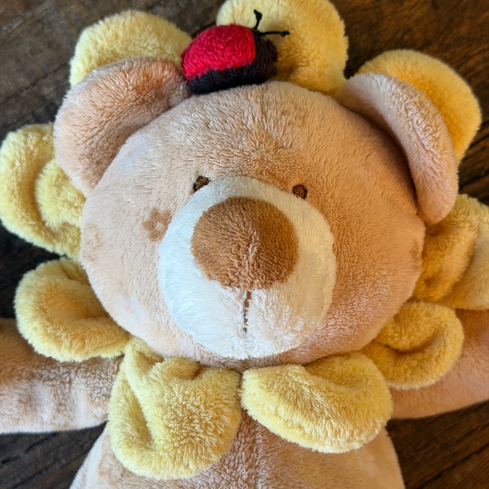 Ty Pluffies Baby Blossoms Sunflower Bear Ladybug 2004
